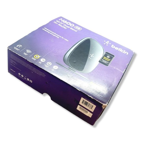 Advanced Belkin N600 DB Wi-Fi Dual Band N+ Wireless Router Gaming Stream… - Picture 8 of 9